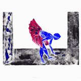 Feathers, Archival monoprint, 50x35cm