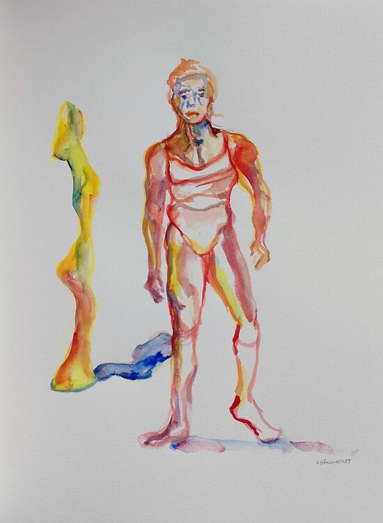 25 June 2026: I have treated myself to a different medium and have been inspired by a variety of references. I think this has a lot of potential for what I like to do. Gouache on A4 paper, approx. Watch this space ....