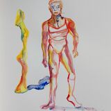 25 June 2026:  I have treated myself to a different medium and have been inspired by a variety of references.  I think this has a lot of potential for what I like to do.  Gouache on A4 paper, approx. Watch this space ....
