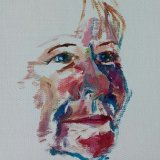 Portrait in oil