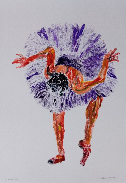 Display, 1/1 Monotype on 25x35cm paper
