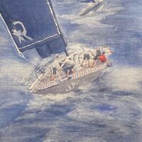 114 Sailing Regatta Watercolour