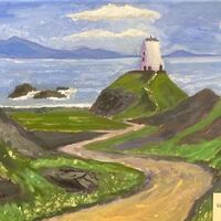 123 Lighthouse on Angelsey Acrylic
