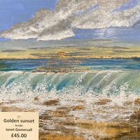 127 Golden Sunset Acrylic