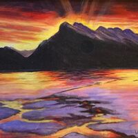 153 The Rockies Acrylic