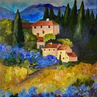 154 Hills of Tuscany Acrylic