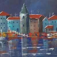 171 City at Night Acrylic