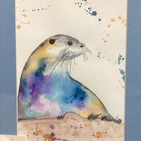 174 The Otter Watercolour