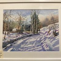 190 Snow Scene Watercolour