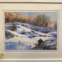 191 Winter Walk Watercolour