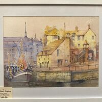 193 Honfleur,France Watercolour