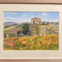 200 French Farm Watercolour