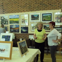 Exhibition June 2014 - Jackie and Marilyn