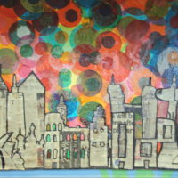 St Oswalds School Painting - Exhibition Nov 2014