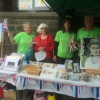 Our stall at the Street Party