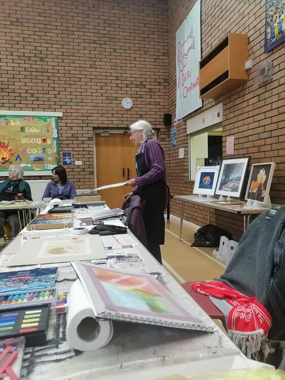 Christine's member led Pastel workshop