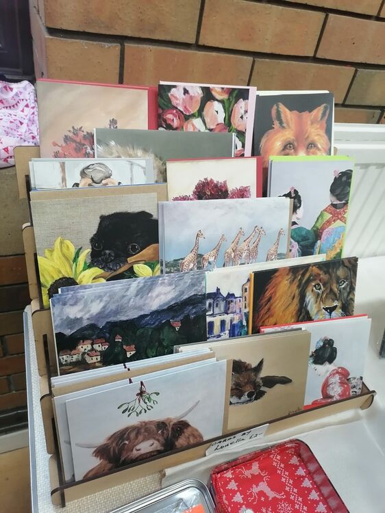 A small selection of our cards for sale