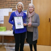 Christine Thomas wins Pat Hunt award 2018