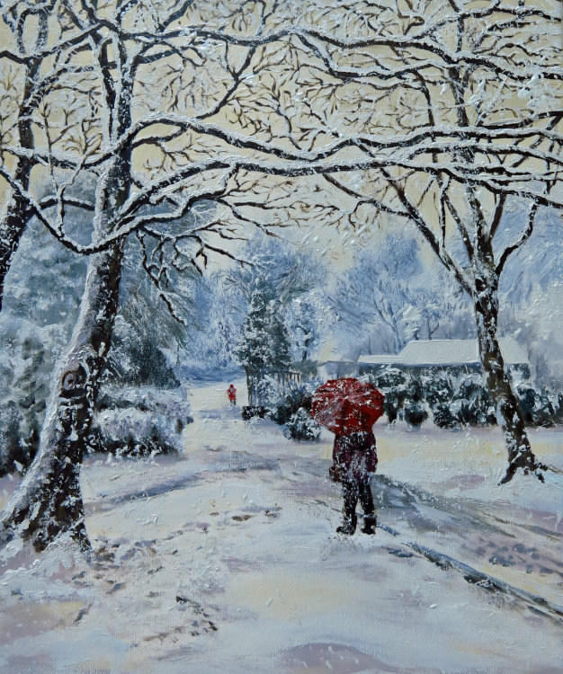 Pudsey In The Snow £50 SOLD