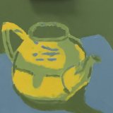 White teapot