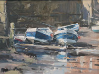 Resting in the Beck, Staithes