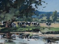 Cows by the River