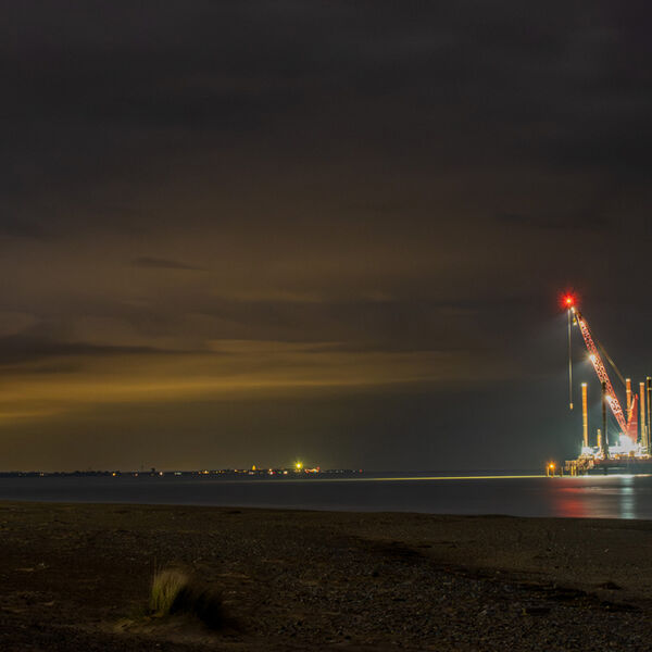 3rd place - 'Sizewell Sea at Night'