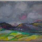 Skye oil 68x43cm framed