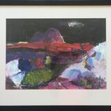 Suilven at Night mixed media 77x62cm