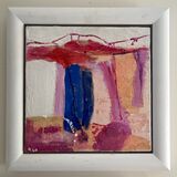 a lesser splash mixed media 40x40cm