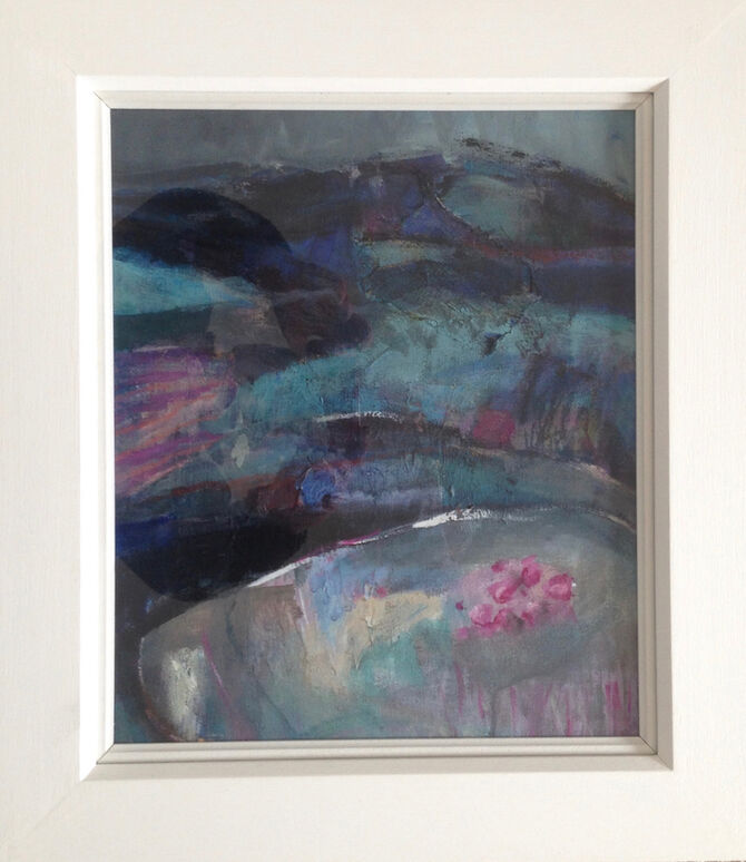 a northern summer mixed media45x50famed