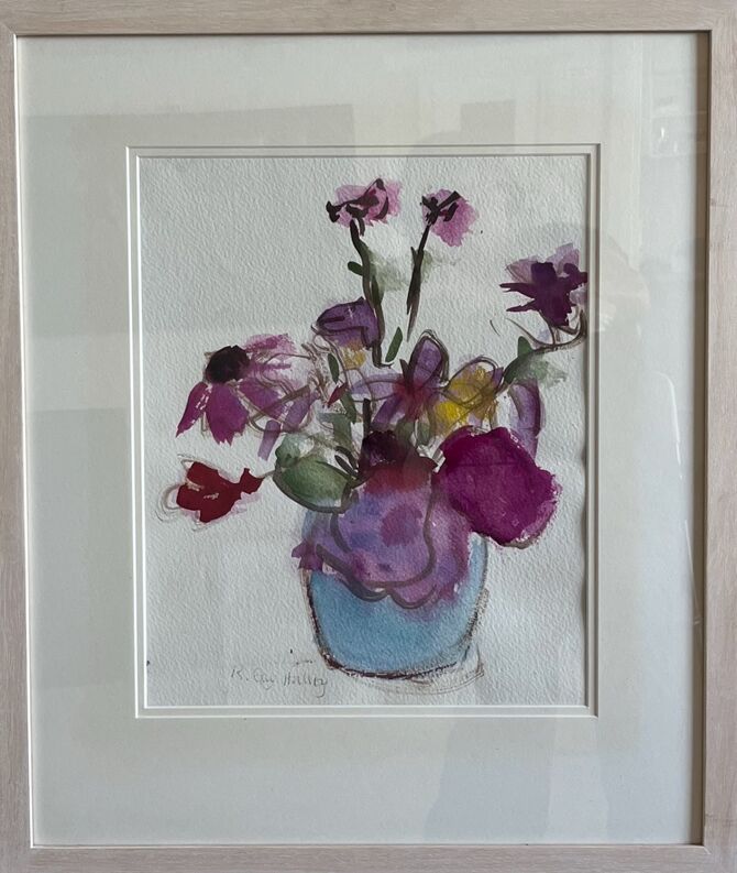 flowersinabluevase wc 45x55 225