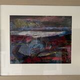 gamrie bay pastel  66x57cm