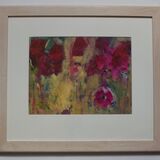 redflowers mixed media 55x49cm
