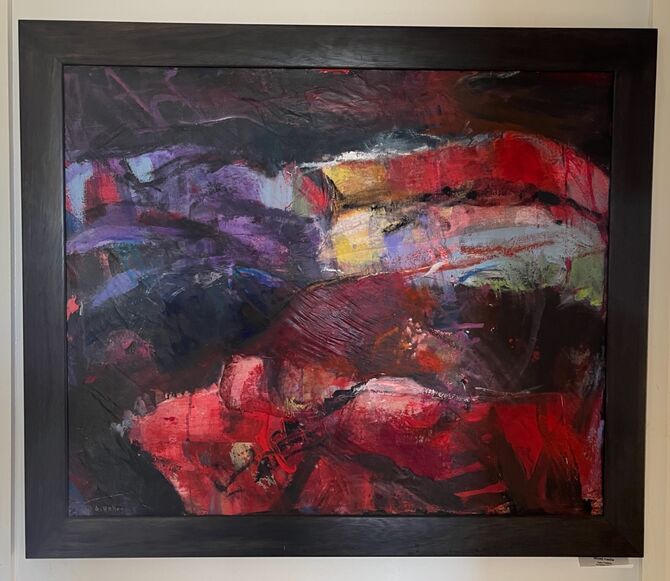 redlandscape2 mixed media 105x88cm