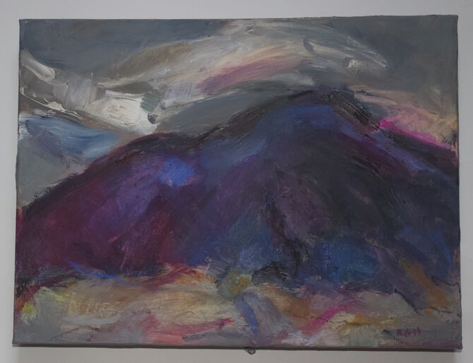 skye hills oil 42x32cm