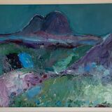 suilven early morning mixed media 105x80cm