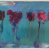 summergarden mixed media 115x48cm