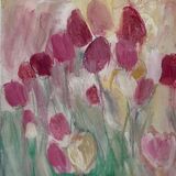 tulips resinandacryl 25x30 95
