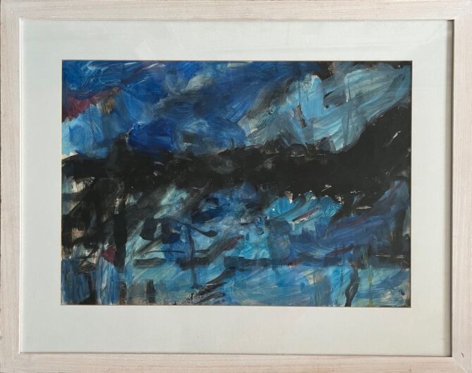 wild day sunart  mixedmedia 82x66cmframed