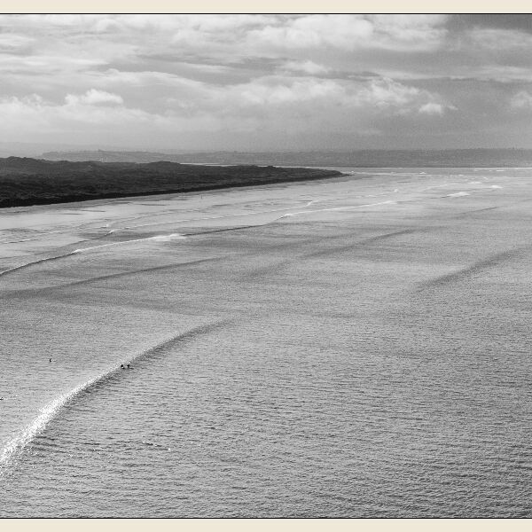 Surfers at Saunton