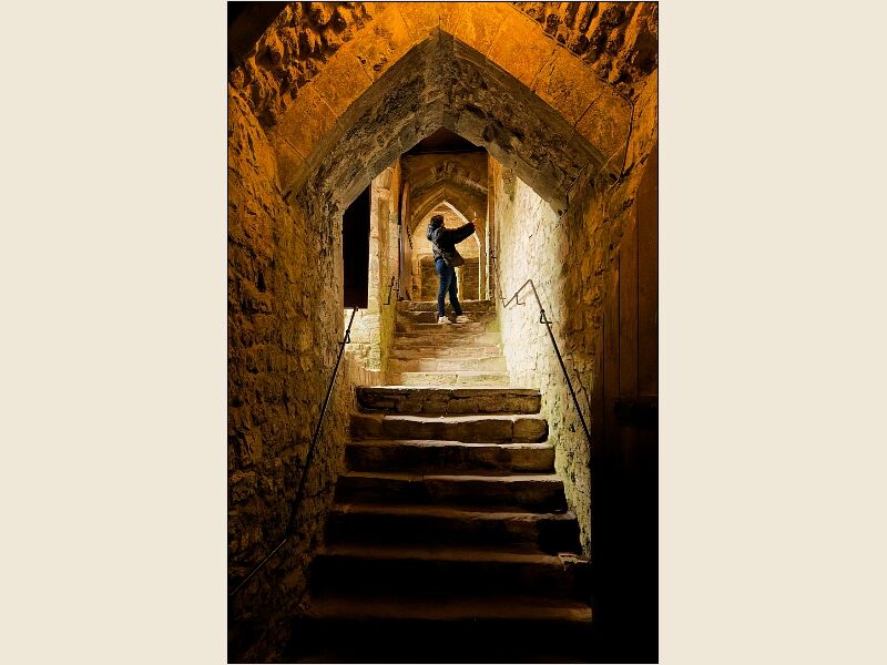 Chepstow Castle-Selfie On The Steps