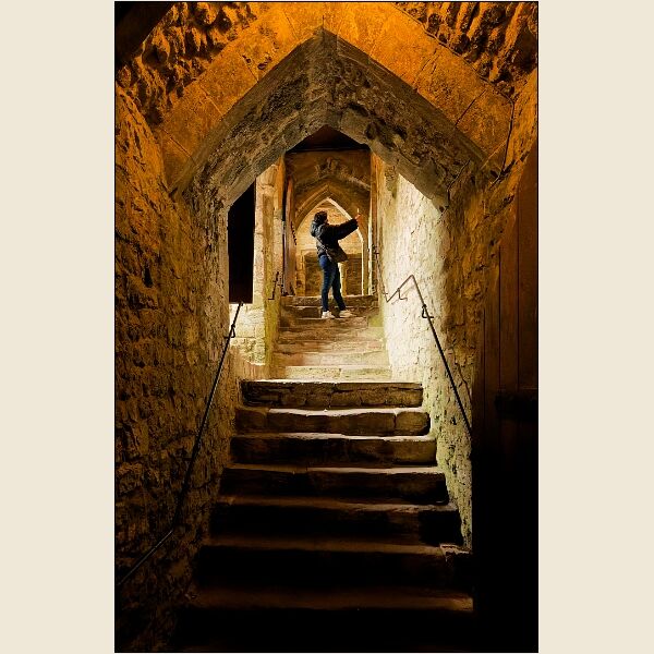 Chepstow Castle-Selfie On The Steps