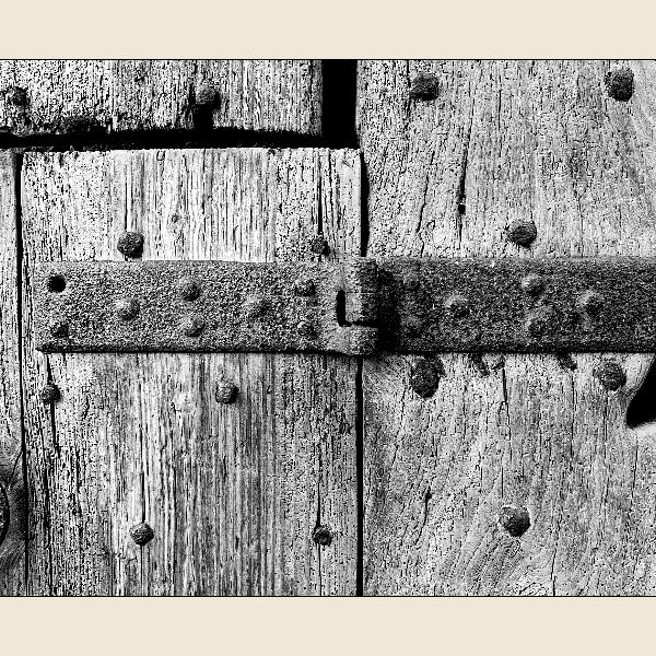 Chepstow Castle - Ancient Door Detail