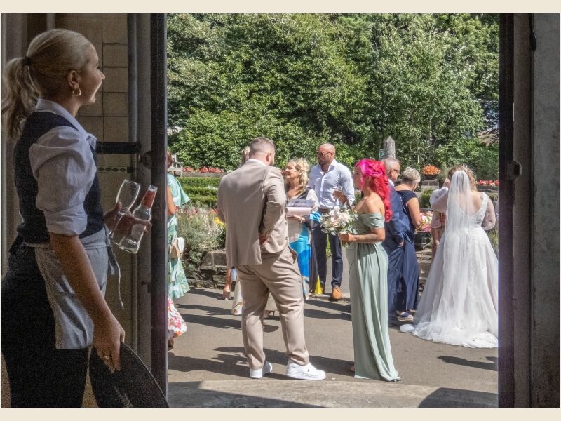 DPI: Waiting on the Wedding Party by Bruce Gibbs - Commended