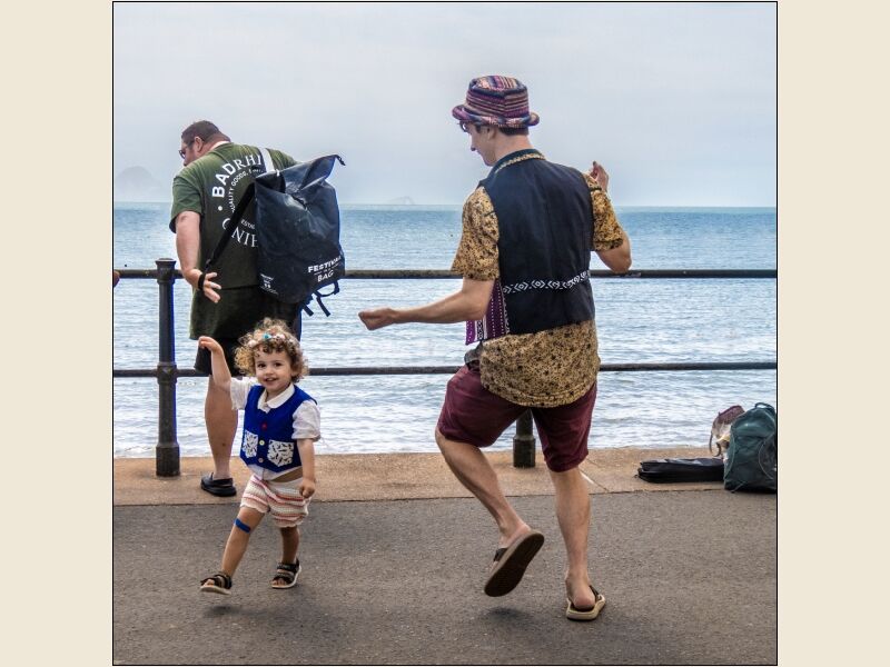 Dancing with my Dad at Sidmouth Folk Festival