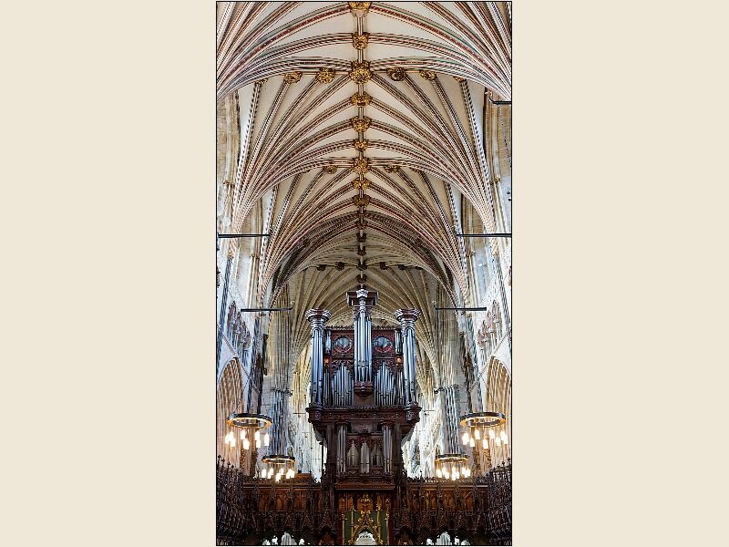 Exeter 6- Exeter Cathedral Looking Up