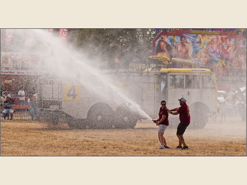Fairford 3- Having Fun With A Hose