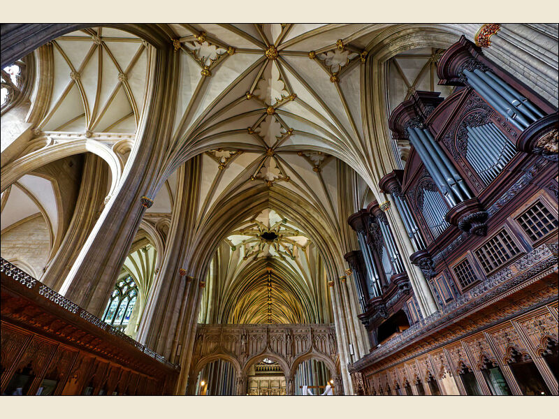 Looking Up. Bristol Cathedral - Peter Weaver