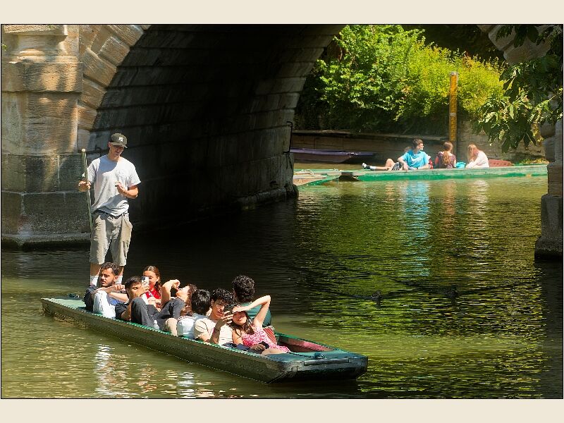Oxford-Punting Near Magdalene